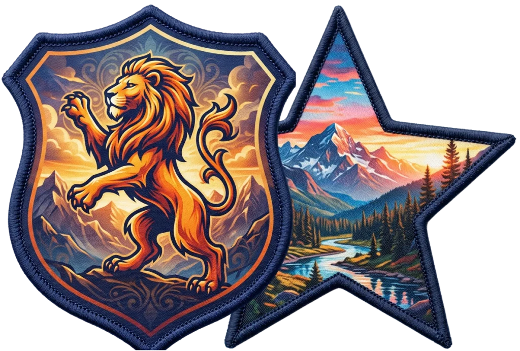 Sublimated Patches